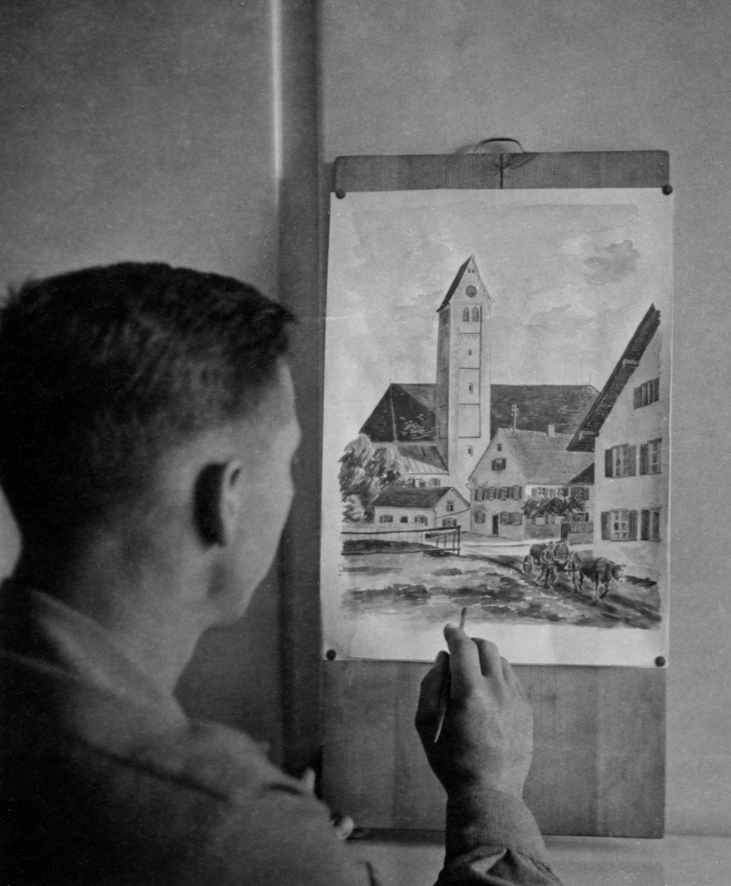 Village Road - Markt Rettenbach, Germany 1945