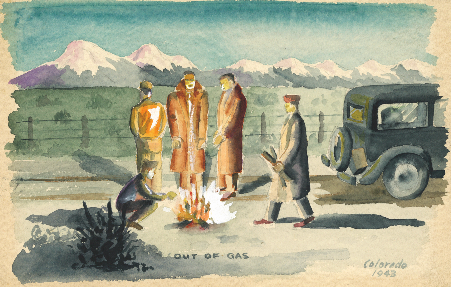 Out of Gas - Colorado, USA, 1943