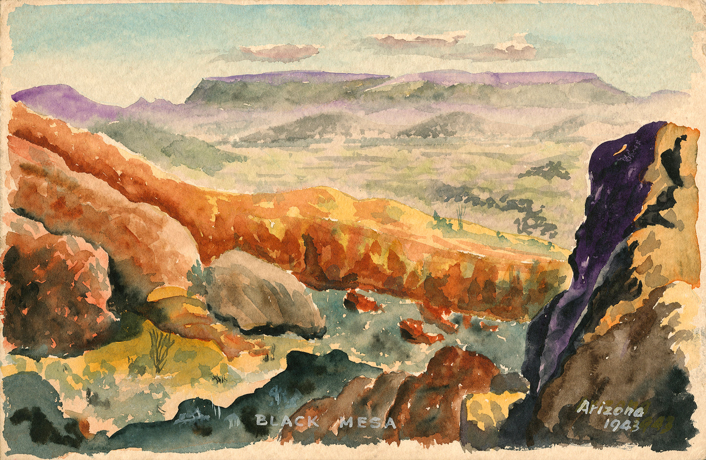 Black Mesa - Arizona, USA, 1943